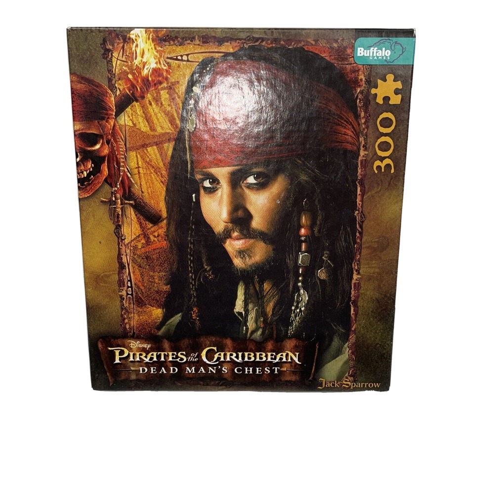 DISNEY Pirates of the Caribbean Dead Man's Chest Jack Sparrow Puzzle 300 Piece
